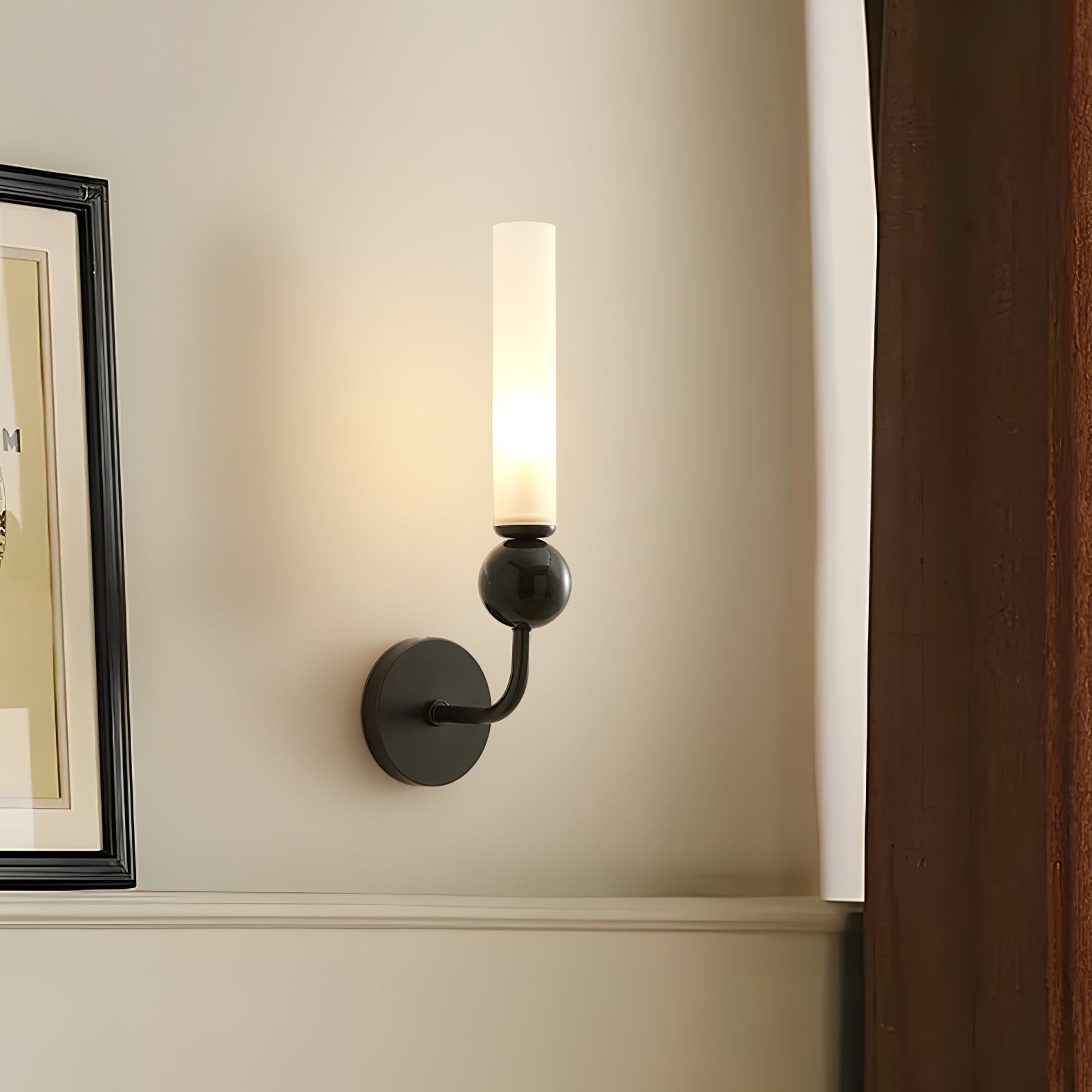 Vertessa Marble Accent Wall Light, Wall Sconce, detail 15