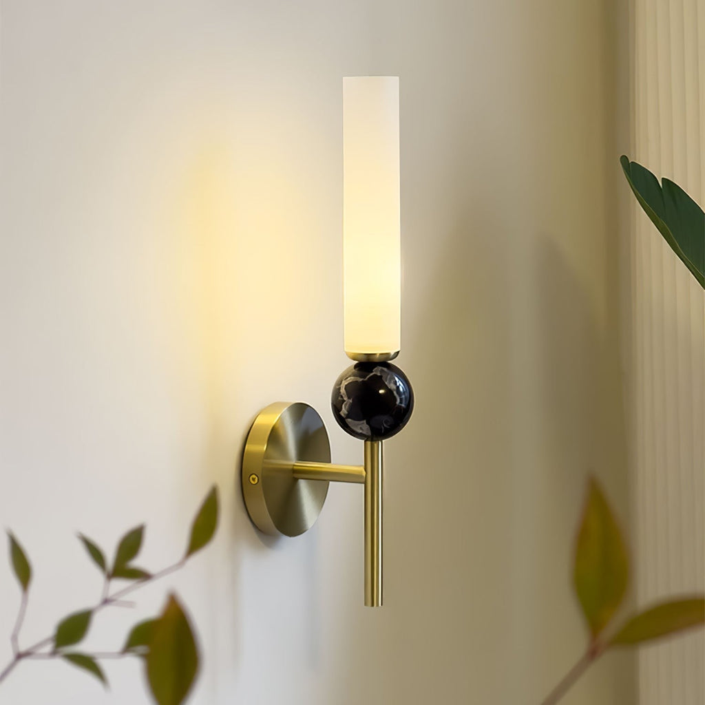 Vertessa Marble Accent Wall Light, Wall Sconce, detail 16