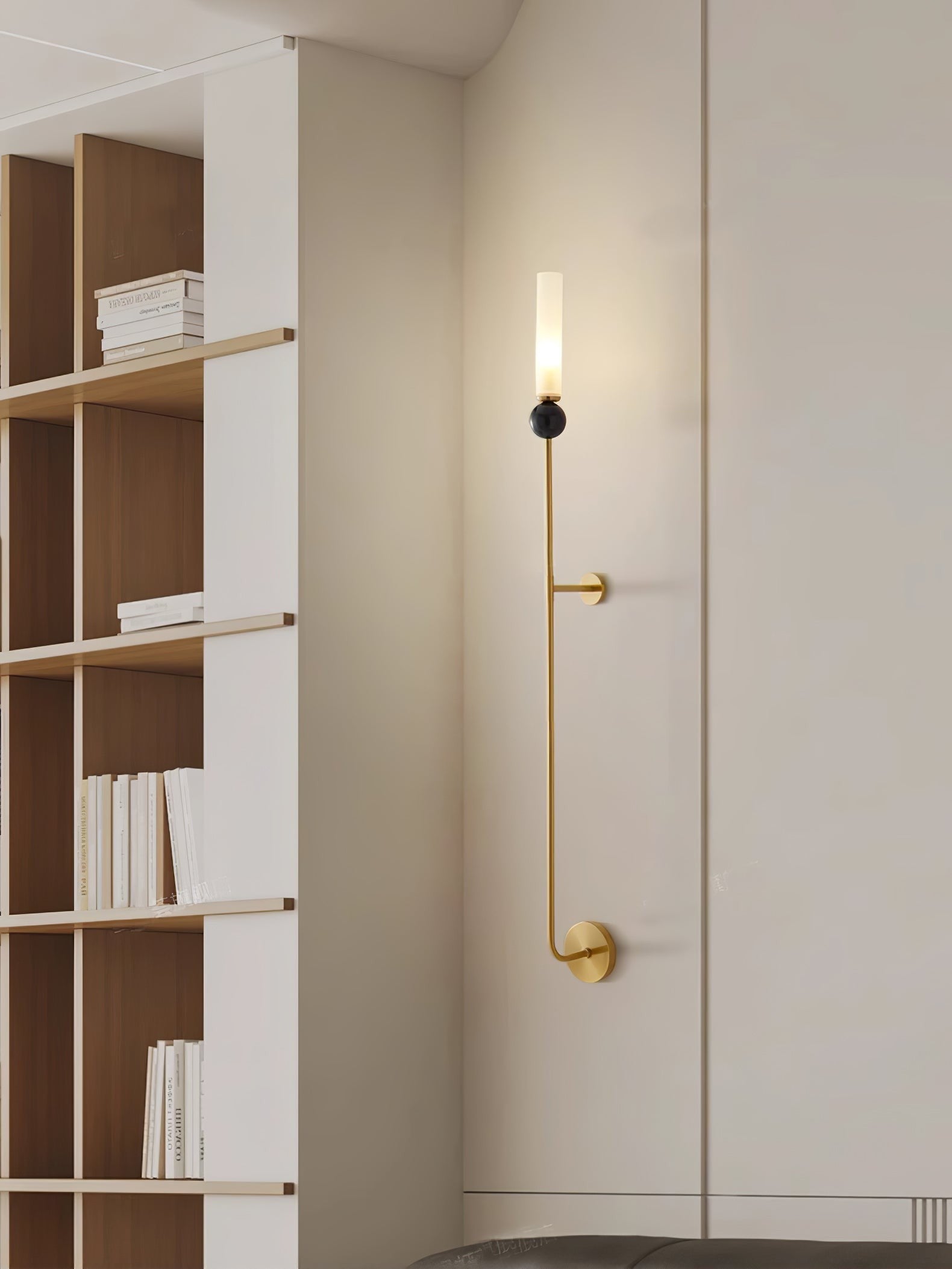 Vertessa Marble Accent Wall Light, Wall Sconce, detail 20
