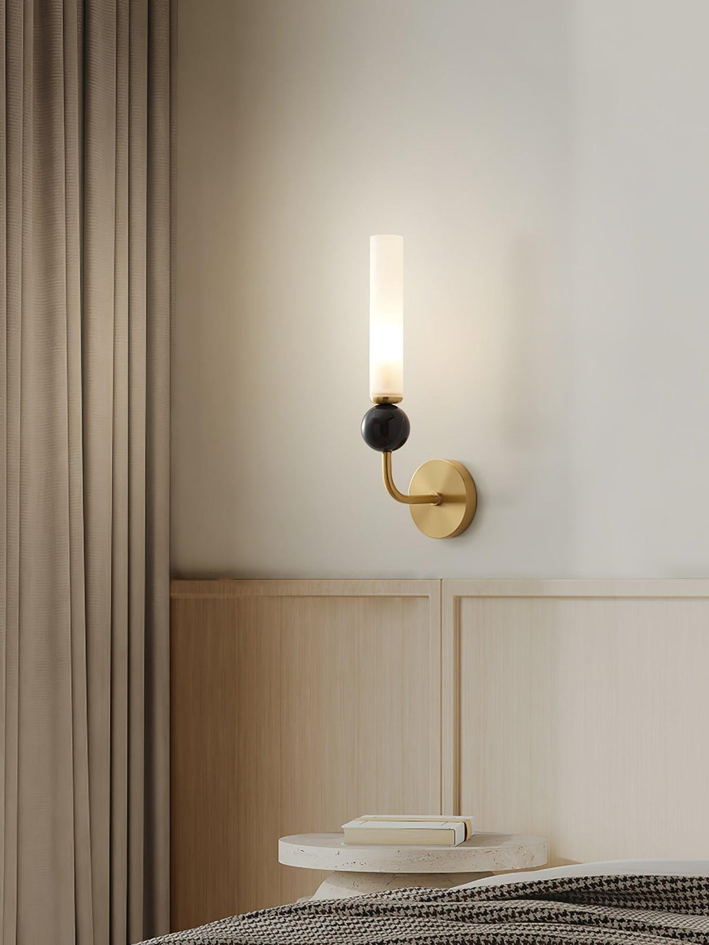 Vertessa Marble Accent Wall Light, Wall Sconce, detail 24