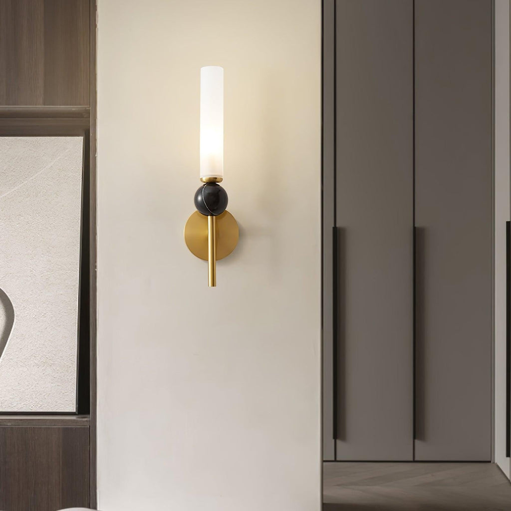 Vertessa Marble Accent Wall Light, Wall Sconce, detail 26