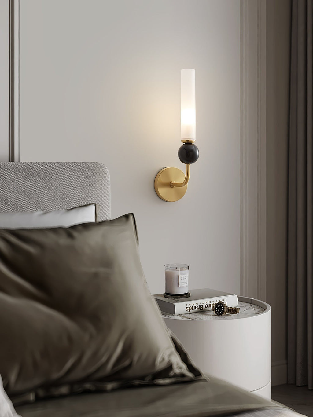 Vertessa Marble Accent Wall Light, Wall Sconce, detail 33