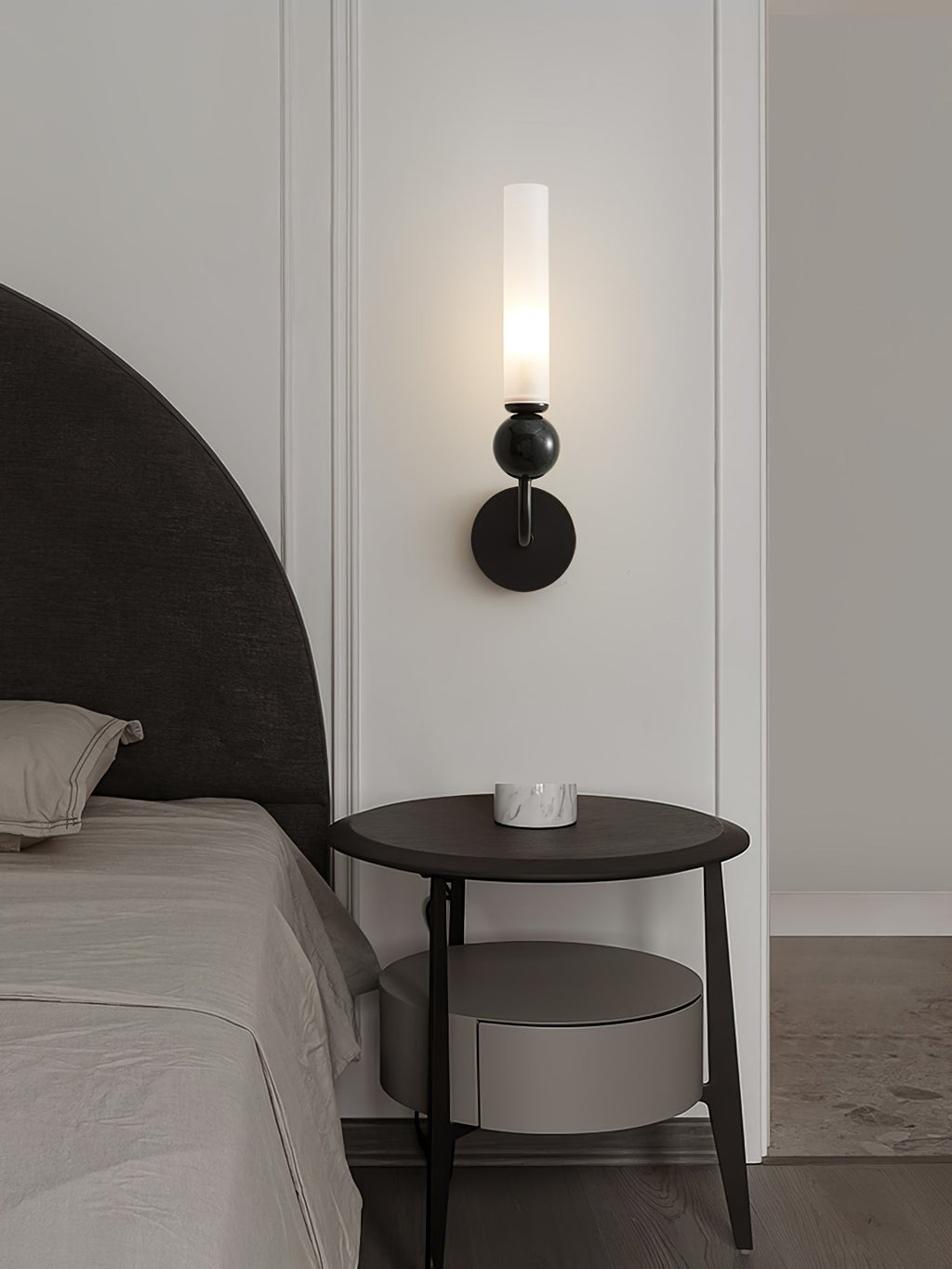 Vertessa Marble Accent Wall Light, Wall Sconce, detail 42