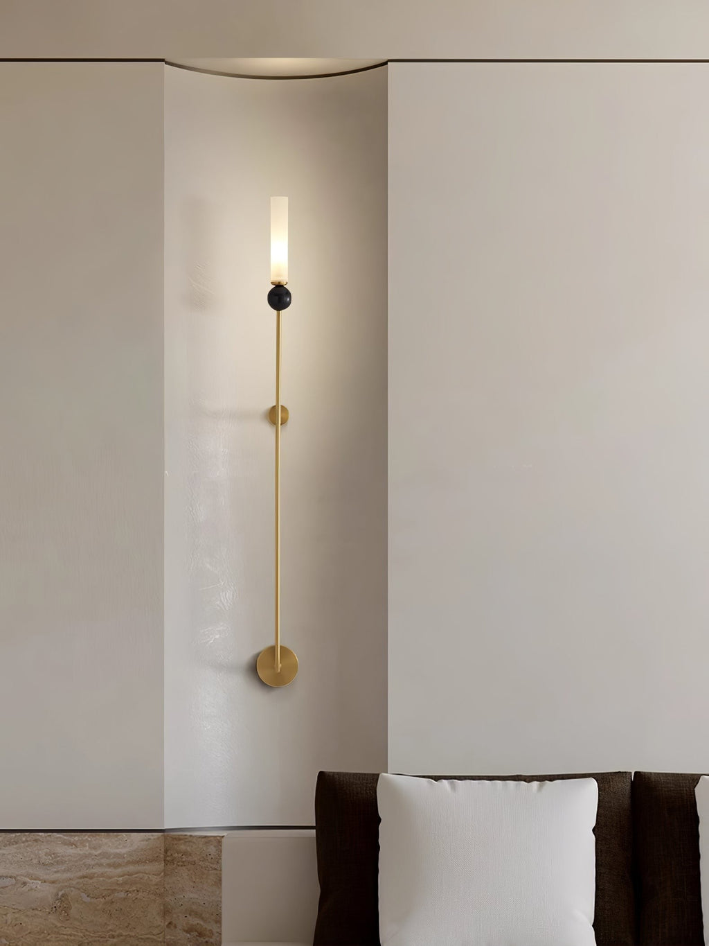 Vertessa Marble Accent Wall Light, Wall Sconce, detail 43