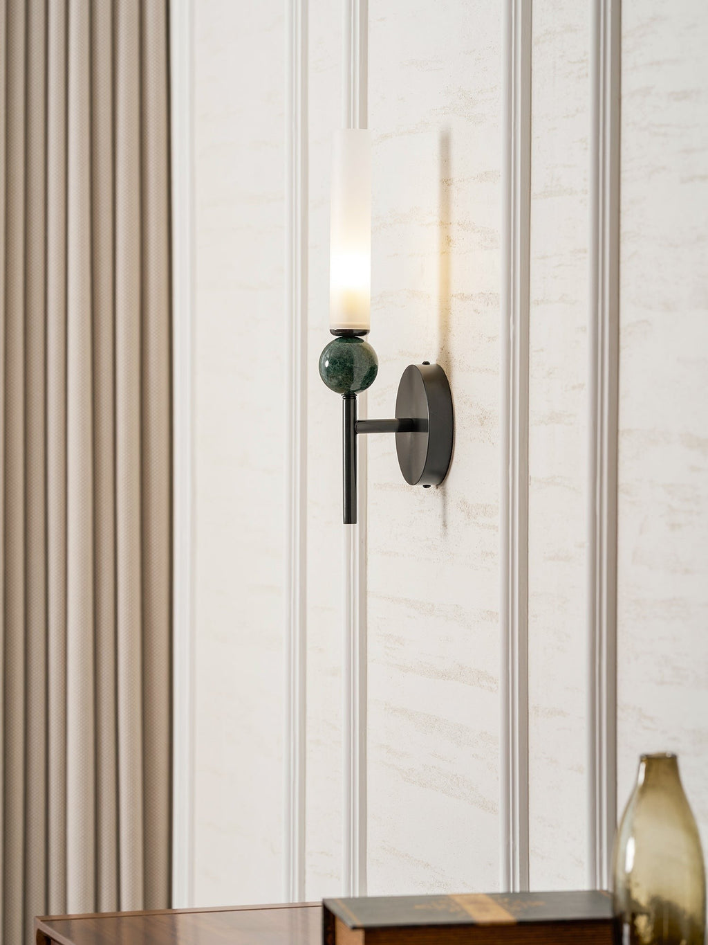 Vertessa Marble Accent Wall Light, Wall Sconce, detail 50