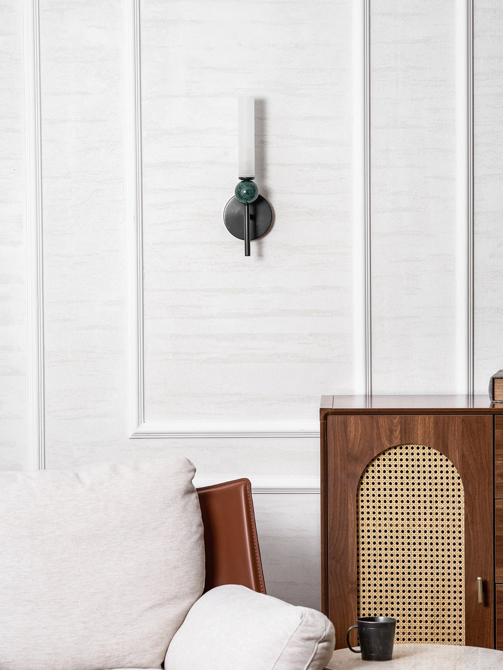 Vertessa Marble Accent Wall Light, Wall Sconce, detail 55