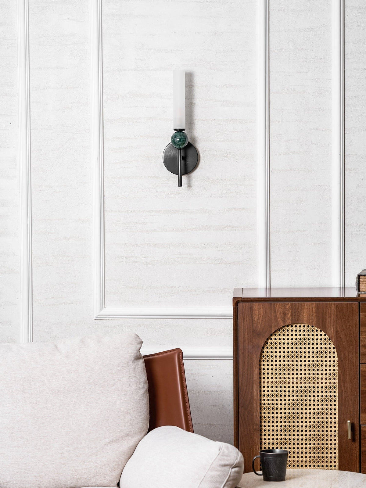 Vertessa Marble Accent Wall Light, Wall Sconce, detail 55