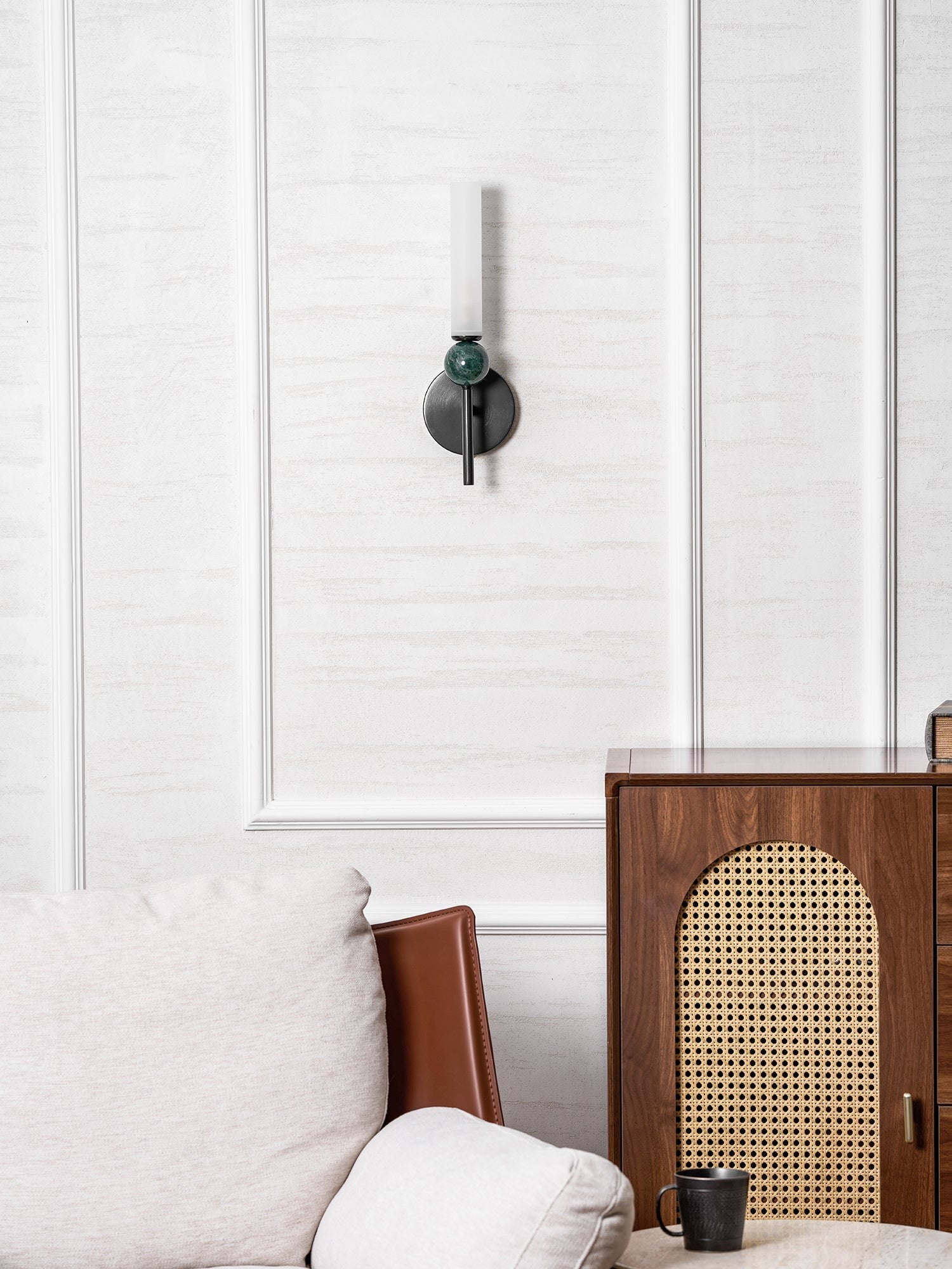 Vertessa Marble Accent Wall Light, Wall Sconce, detail 55