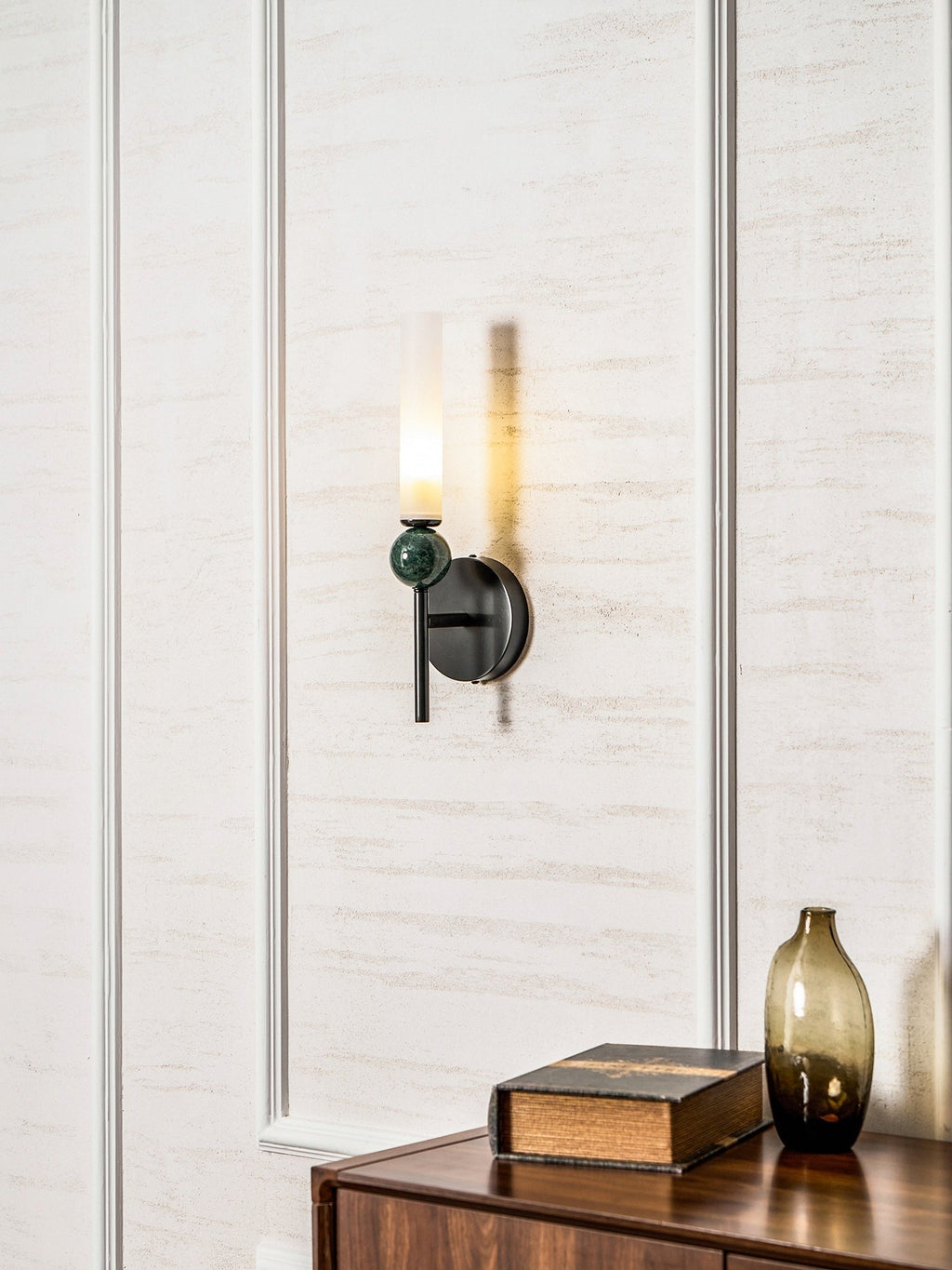 Vertessa Marble Accent Wall Light, Wall Sconce, detail 58