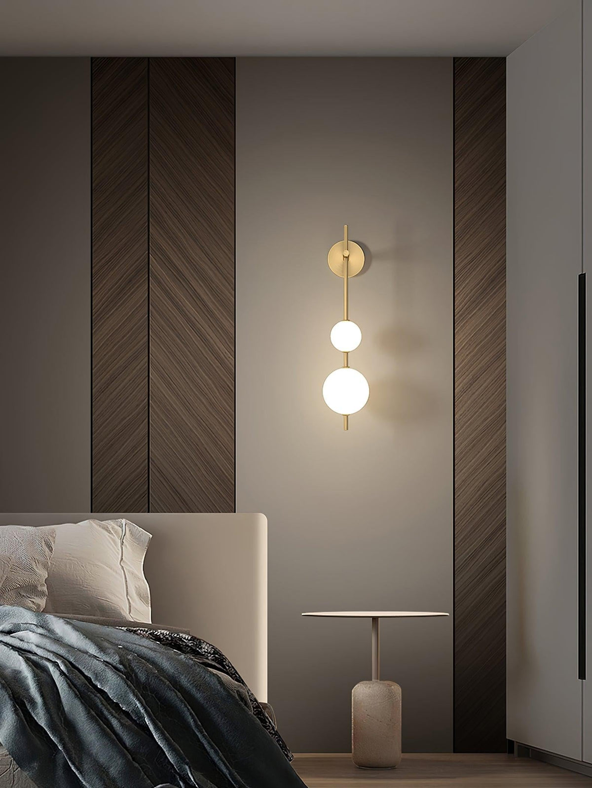 Vertical Glow Wall Light, Hardwired Wall Sconce, detail 12