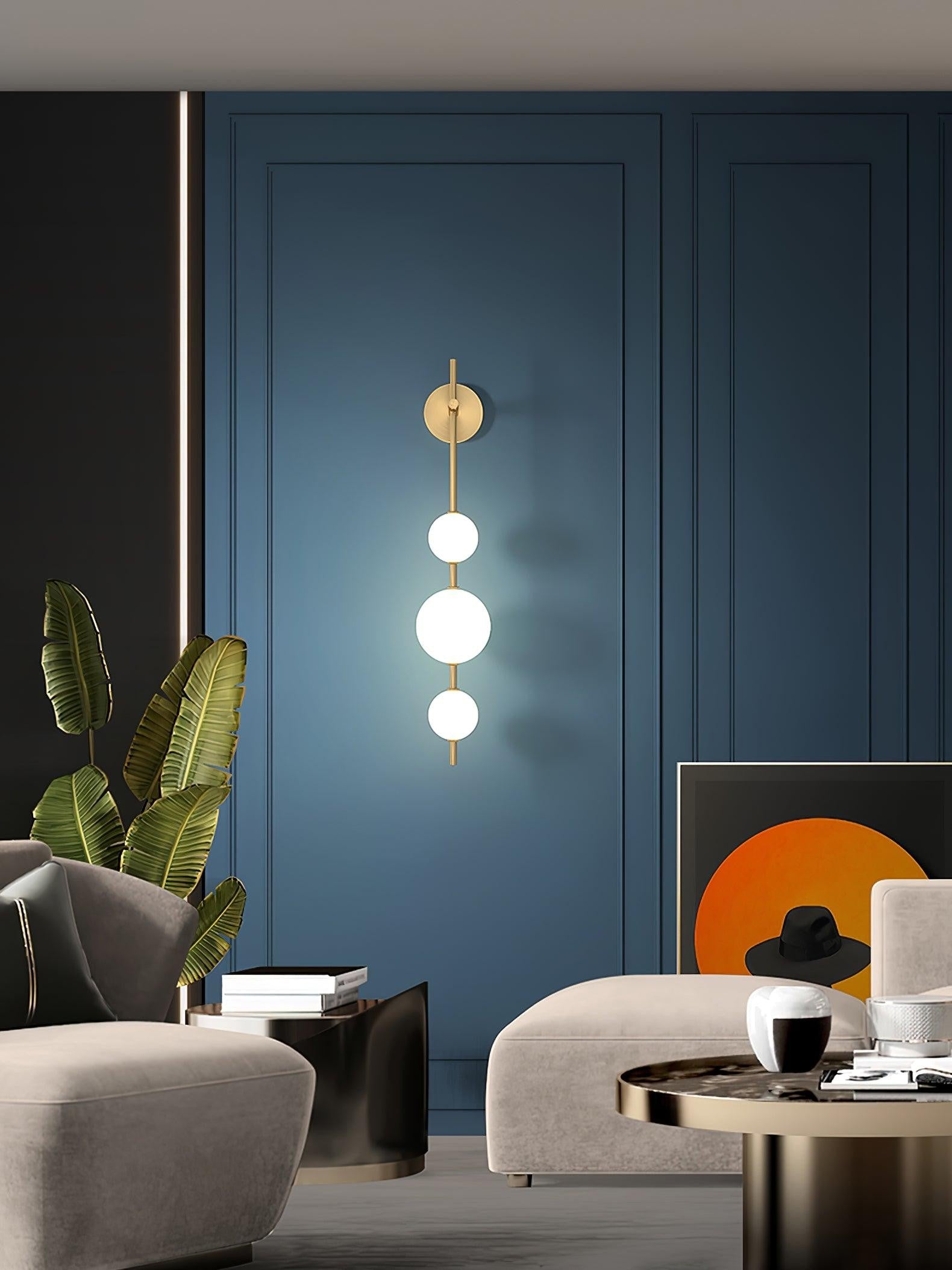 Vertical Glow Wall Light, Hardwired Wall Sconce, detail 20