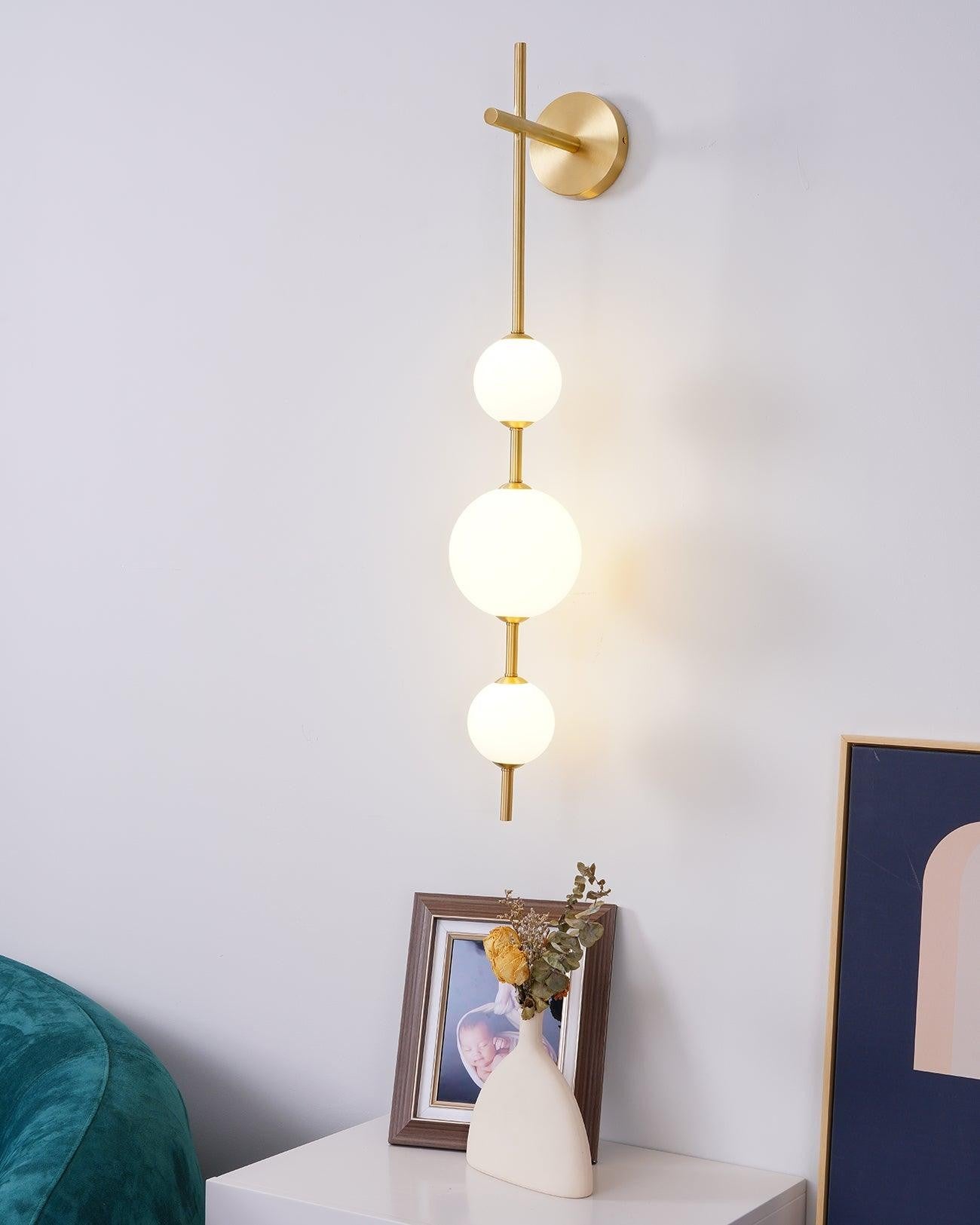 Vertical Glow Wall Light, Hardwired Wall Sconce, detail 26