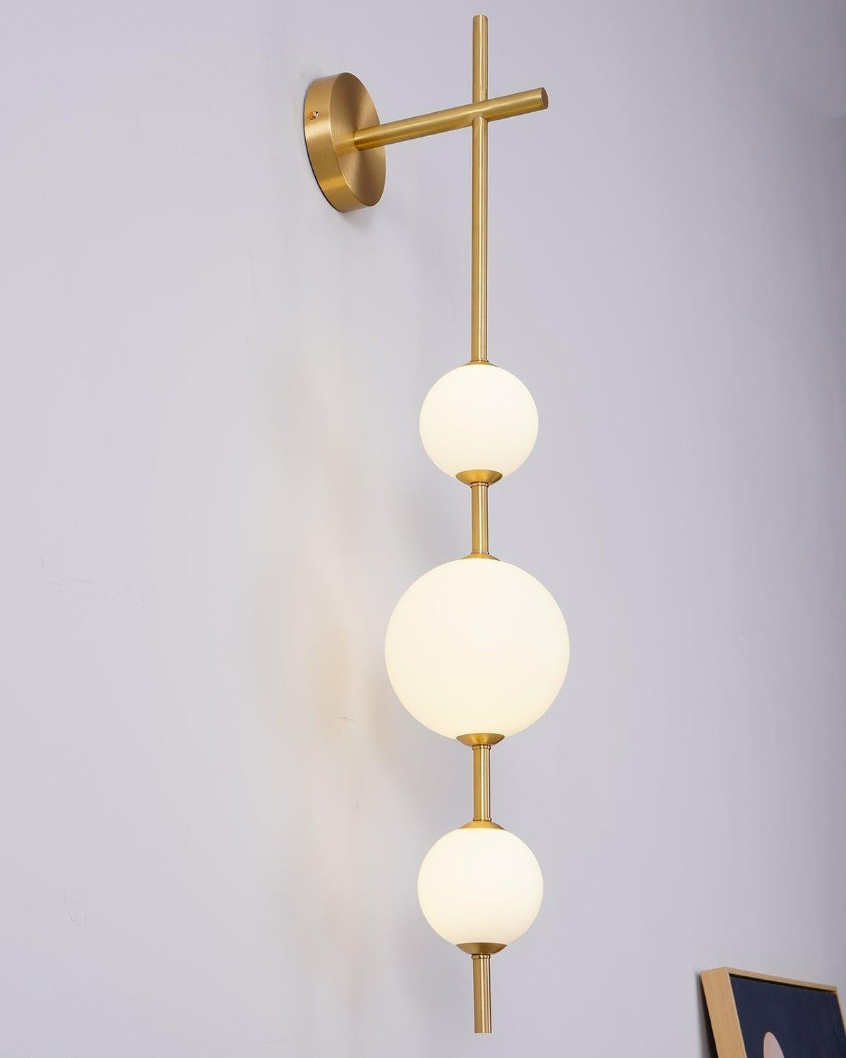 Vertical Glow Wall Light, Hardwired Wall Sconce, detail 29