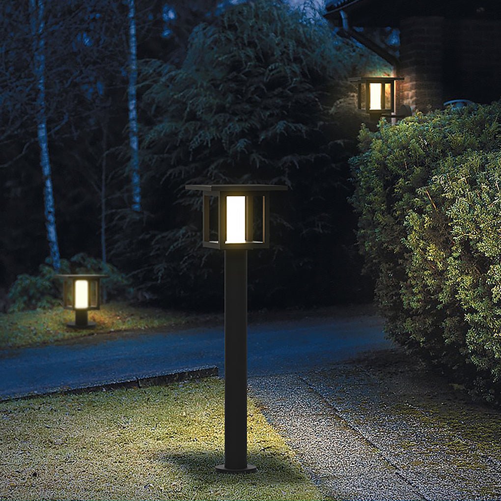 Villa Fence Post Lights Solar Exterior LED Landscape Lighting Wall Light, Outdoor Wall Light, detail 6