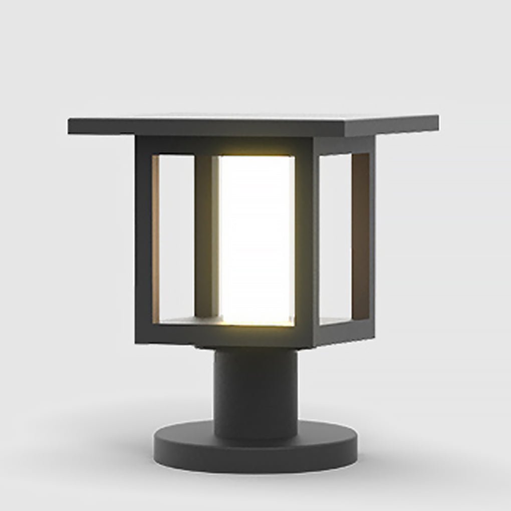 Villa Fence Post Lights Solar Exterior LED Landscape Lighting Wall Light, Outdoor Wall Light, detail 13