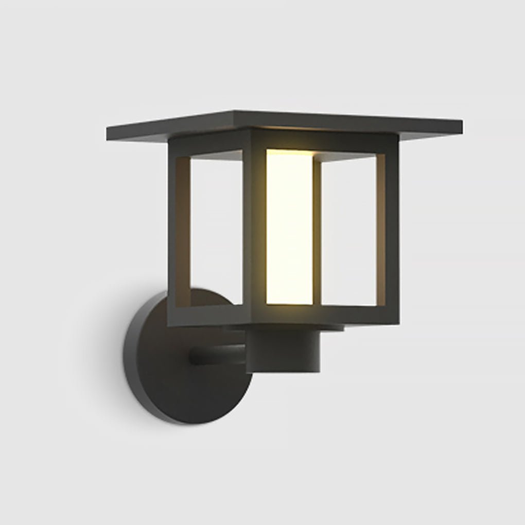 Villa Fence Post Lights Solar Exterior LED Landscape Lighting Wall Light, Outdoor Wall Light, detail 12