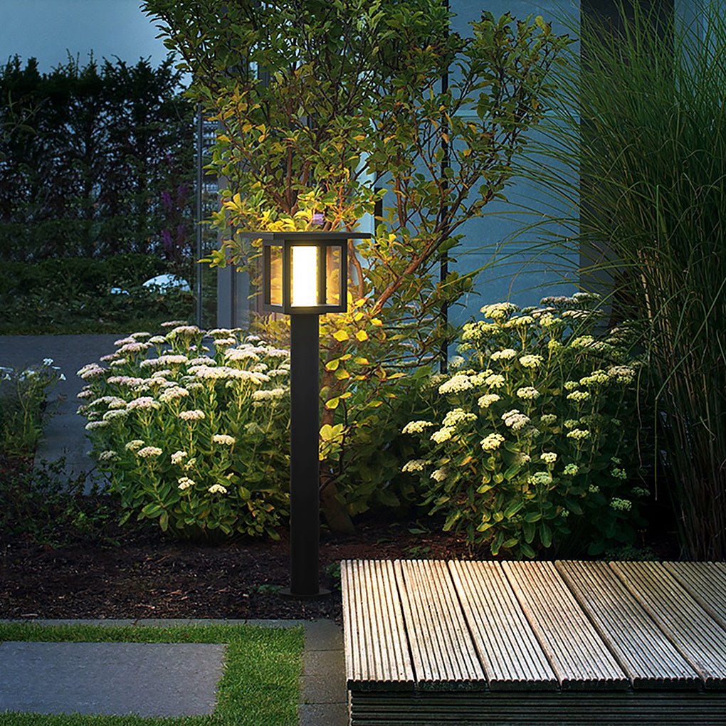 Villa Fence Post Lights Solar Exterior LED Landscape Lighting Wall Light, Outdoor Wall Light, detail 3
