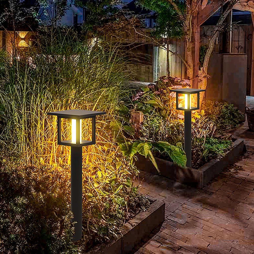 Villa Fence Post Lights Solar Exterior LED Landscape Lighting Wall Light, Outdoor Wall Light, detail 4
