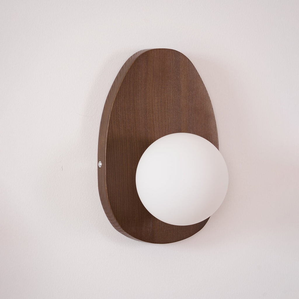 Walnora Globe Wall Light, Plug-In Wall Sconce, detail 12