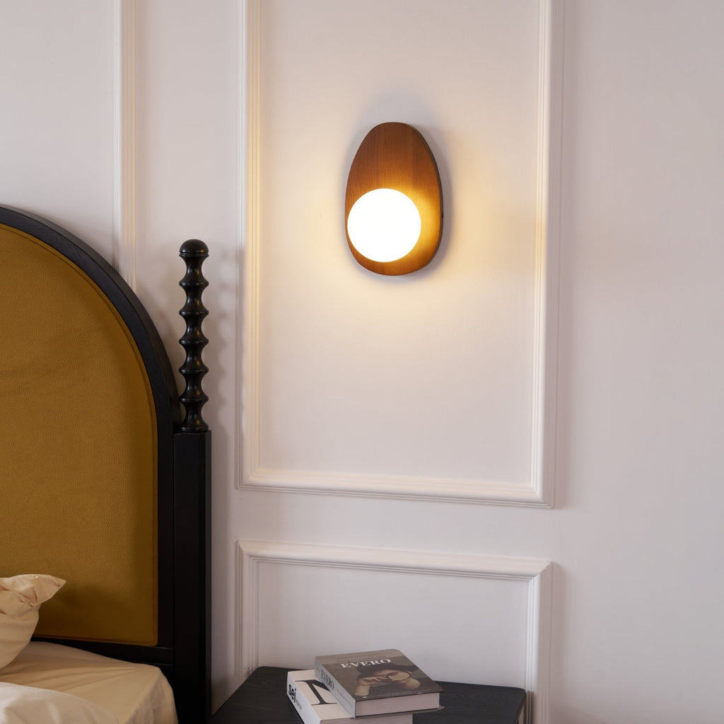 Walnora Globe Wall Light, Plug-In Wall Sconce, detail 13