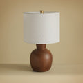 Warmwood Hearth Table Light, Bedside Table Lamp, Dia 22cm x H 37cm