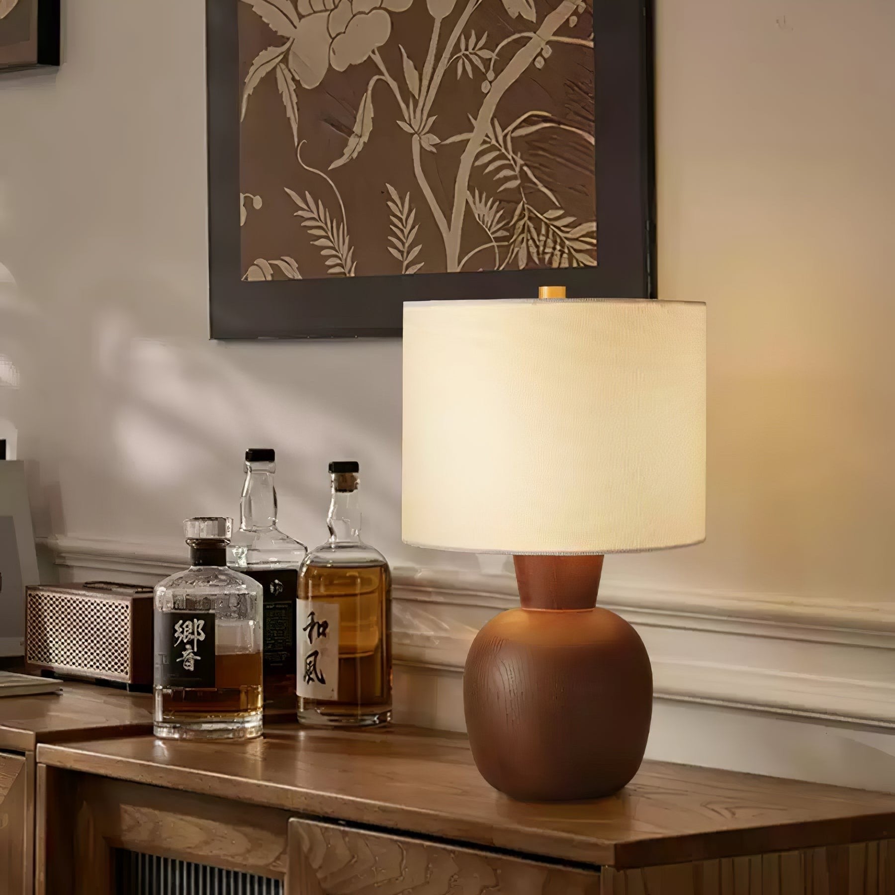 Warmwood Hearth Table Light, Bedside Table Lamp, detail 11