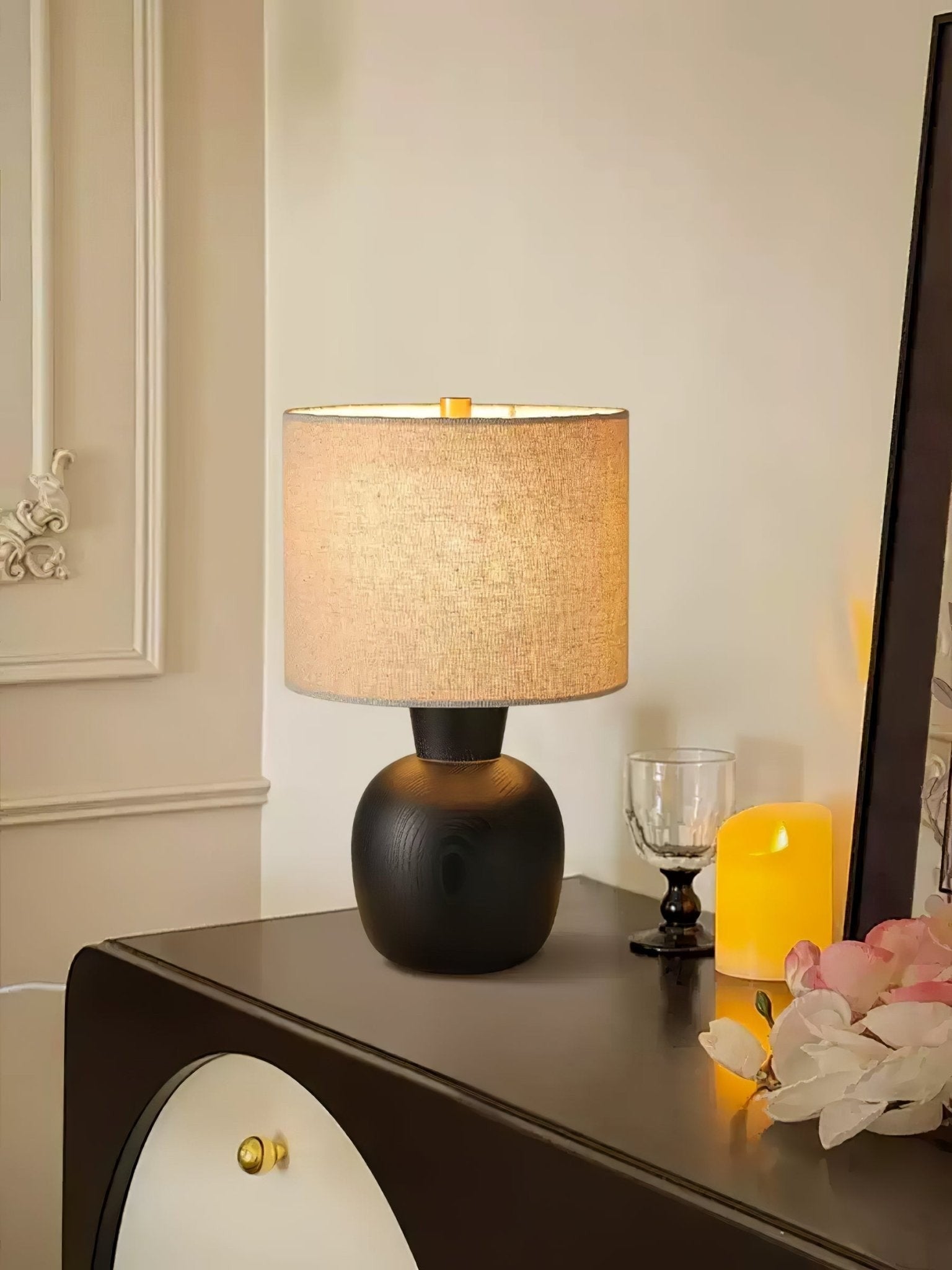 Warmwood Hearth Table Light, Bedside Table Lamp, detail 13