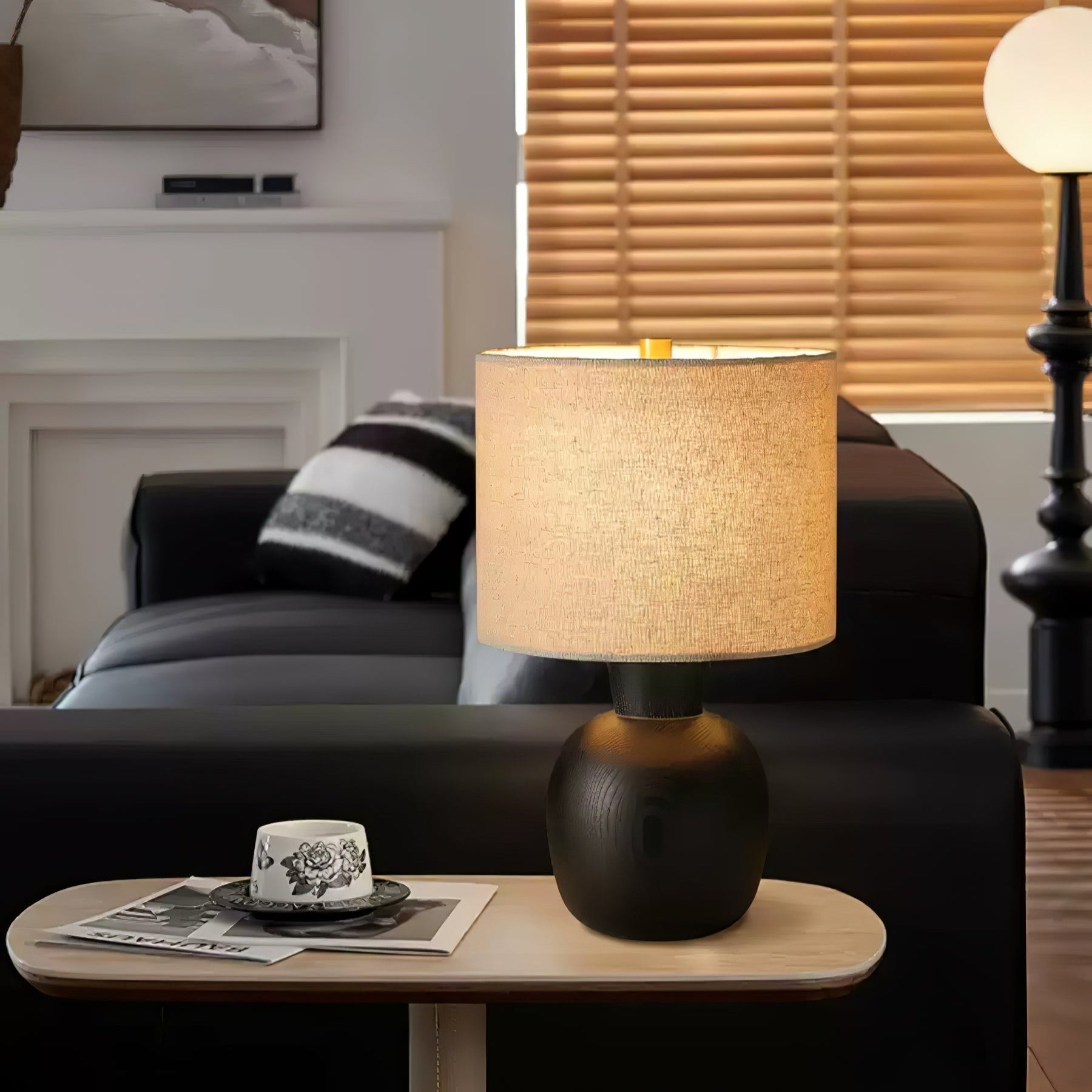 Warmwood Hearth Table Light, Bedside Table Lamp, detail 5