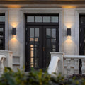Waterproof LED Exterior Wall Fixtures for Villa Exterior Patio Balcony, Outdoor Wall Light, Die-cast Aluminum, 5" W x 6" H