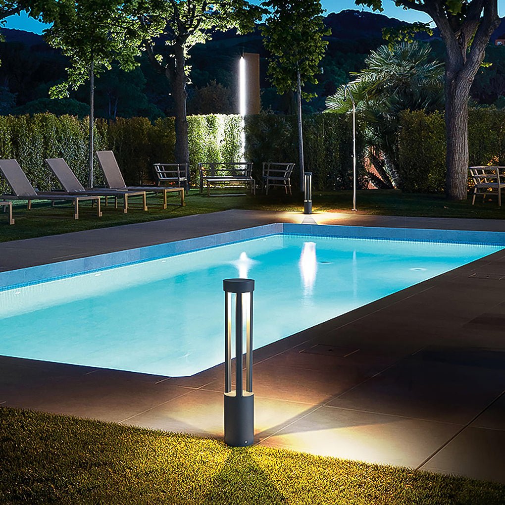 Waterproof LED High Pole Post Light Landscape Decorative Lighting for Exterior, Outdoor Wall Light, detail 9