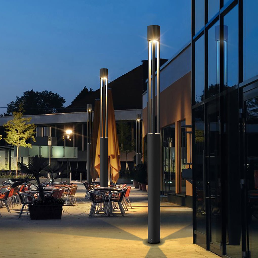 Waterproof LED High Pole Post Light Landscape Decorative Lighting for Exterior, Outdoor Wall Light, detail 3