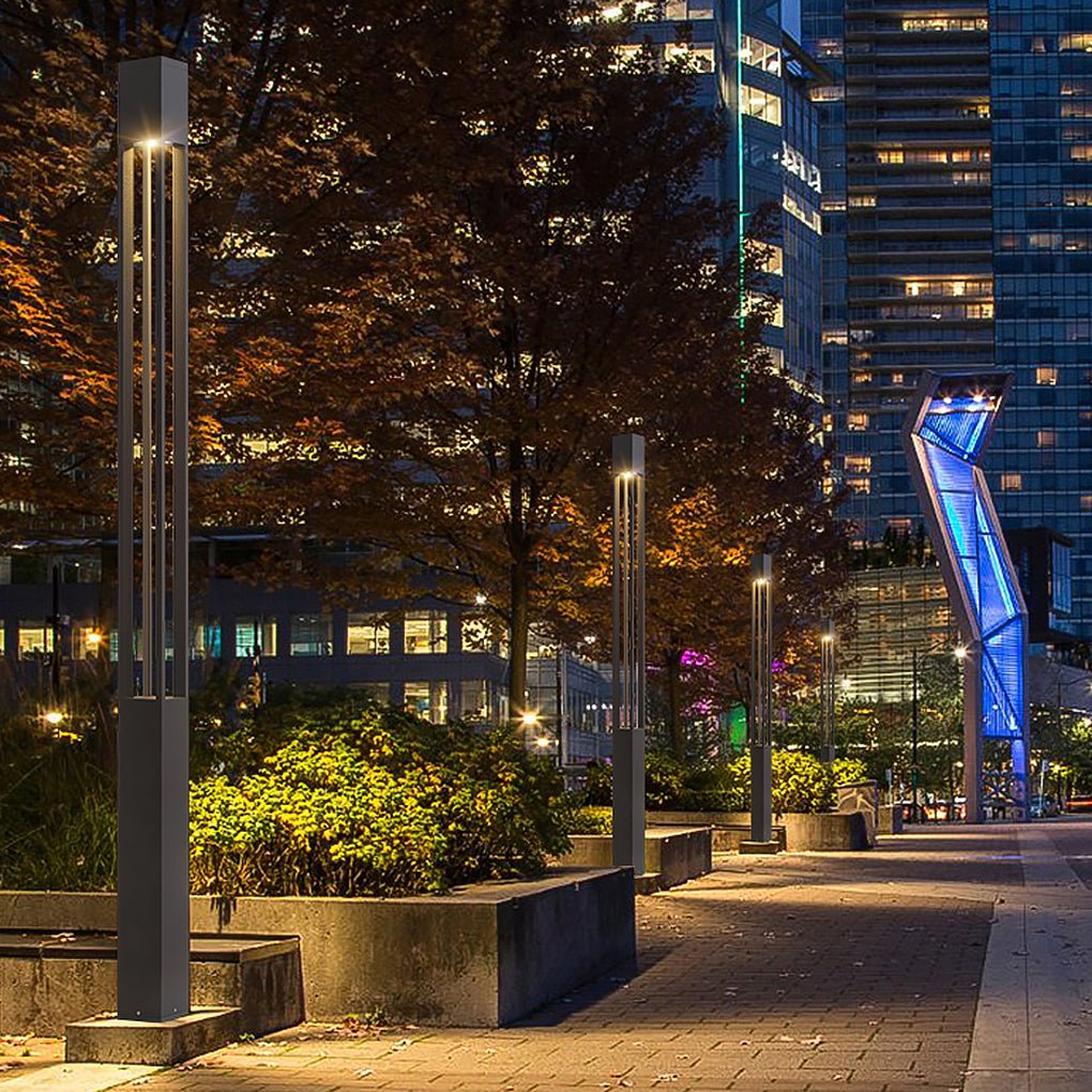 Waterproof LED High Pole Post Light Landscape Decorative Lighting for Exterior, Outdoor Wall Light, detail 7