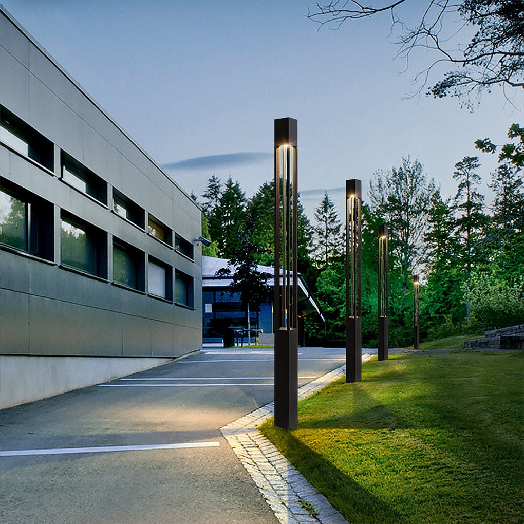 Waterproof LED High Pole Post Light Landscape Decorative Lighting for Exterior, Outdoor Wall Light, detail 4