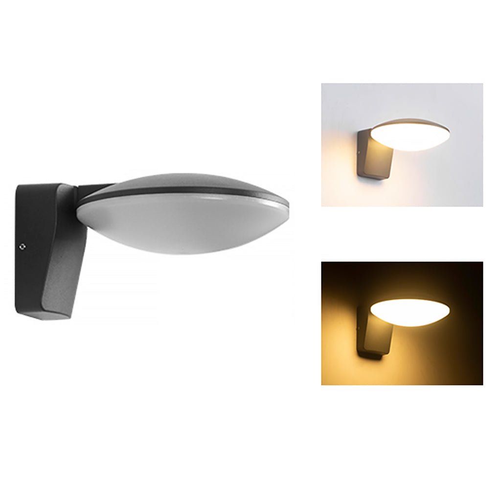 Waterproof Contemporary Clean Exterior Solar LED Wall Light for Terrace Balcony, Outdoor Wall Light, detail 5
