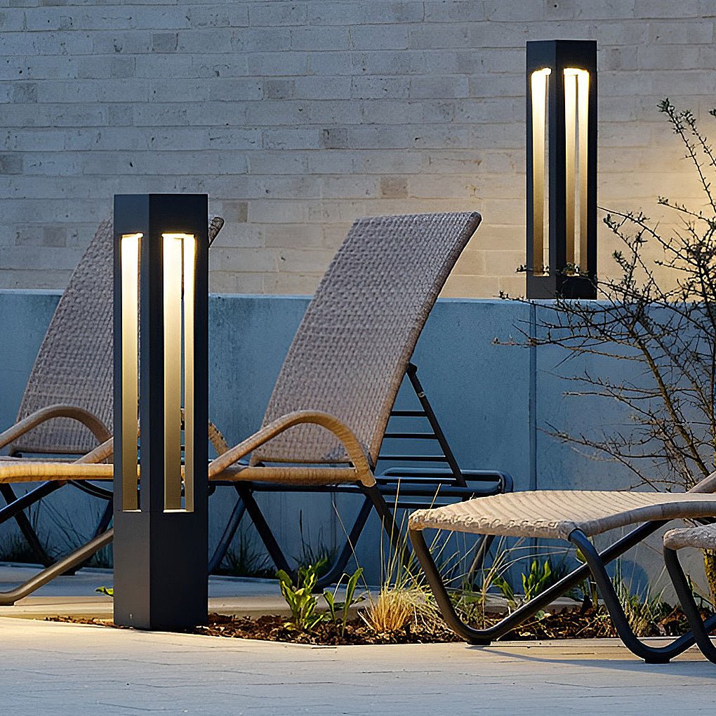 Waterproof Exterior Post Lights Pole Lamp Garden Lights Patio Lights Landscape Lighting, Outdoor Wall Light, detail 2