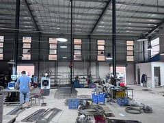 Metal lighting fabrication workshop in Guangdong