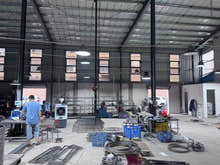 Metal lighting fabrication workshop in Guangdong